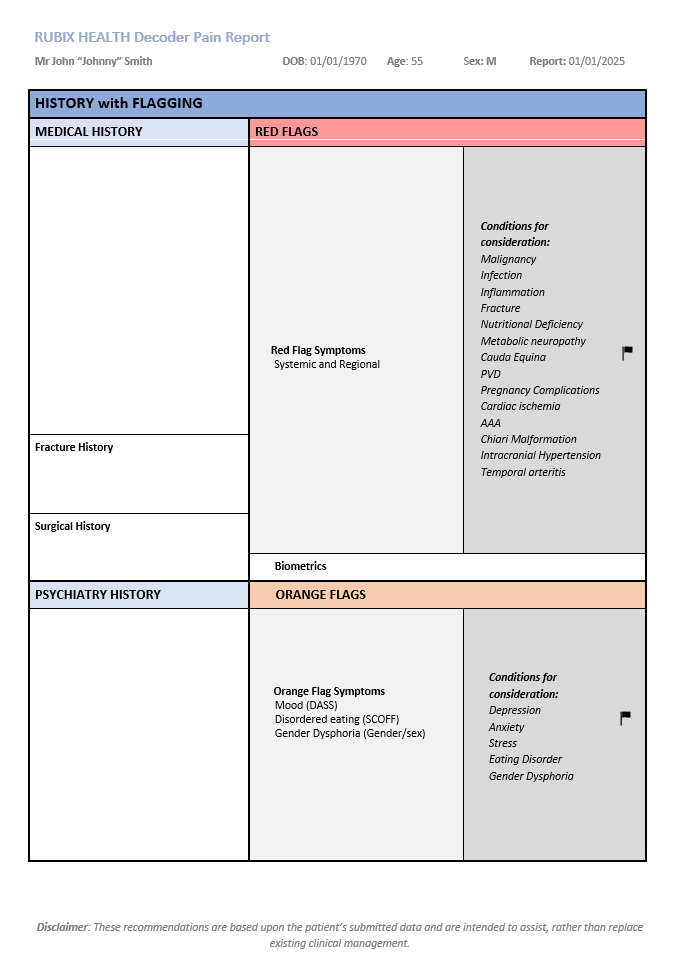 Page 3: Bio-Psych History with Red and Orange Flags